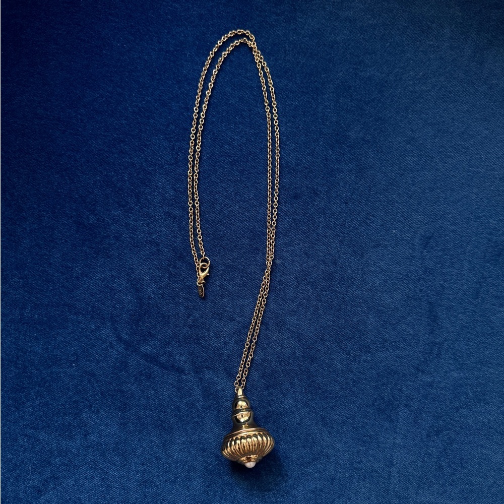 Joan Rivers Vintage Women’s Pearl Gold plated Pendant‎ Necklace